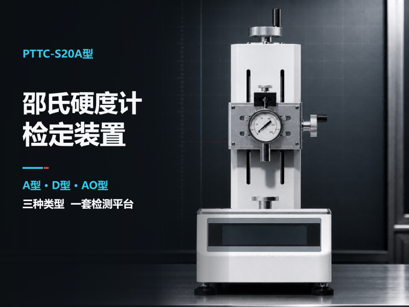 TTC-S20A型邵氏硬度计检定装置：三种类型，一套检测平台
